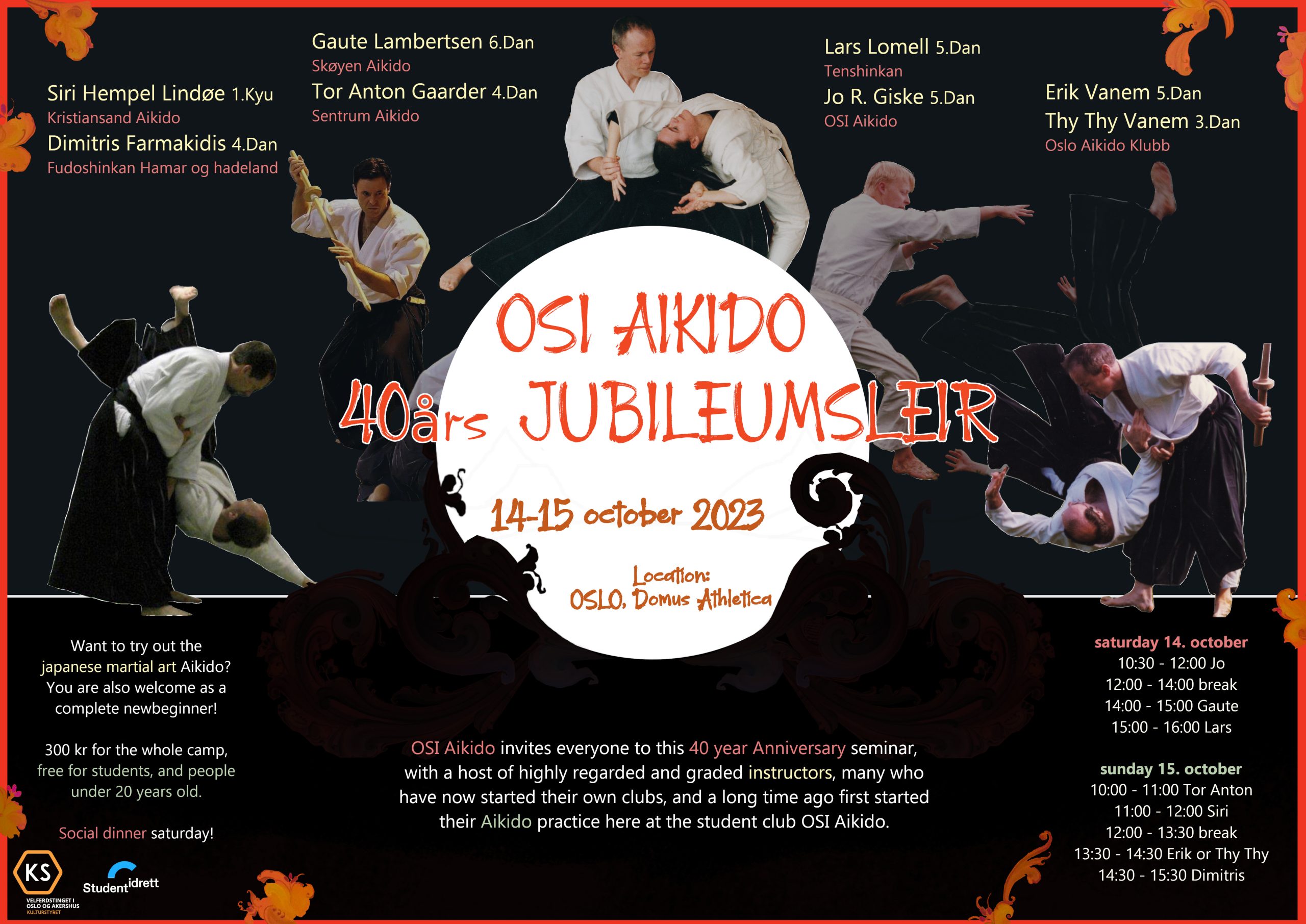 OSI Aikido 40 år jubileumsleir